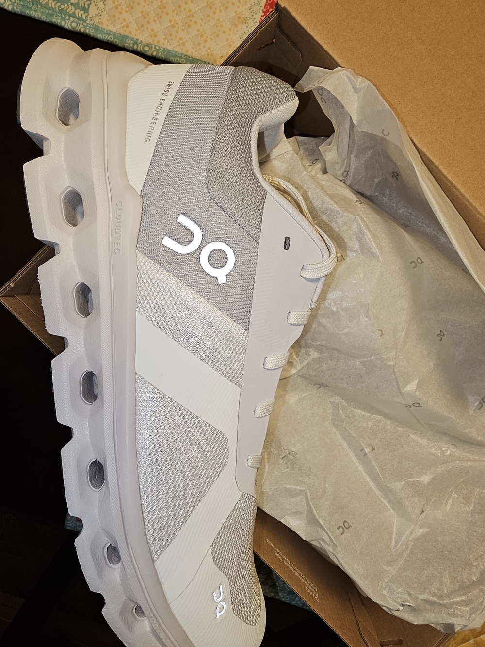 On Cloudtec White Athletic Trainer
